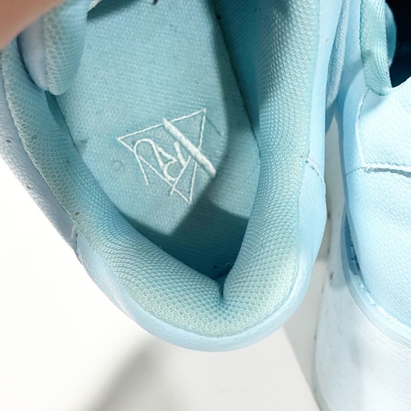 YRU Lala Hi-Blue Platform Sneakers Punk Goth Size 10M - Picture 5 of 7